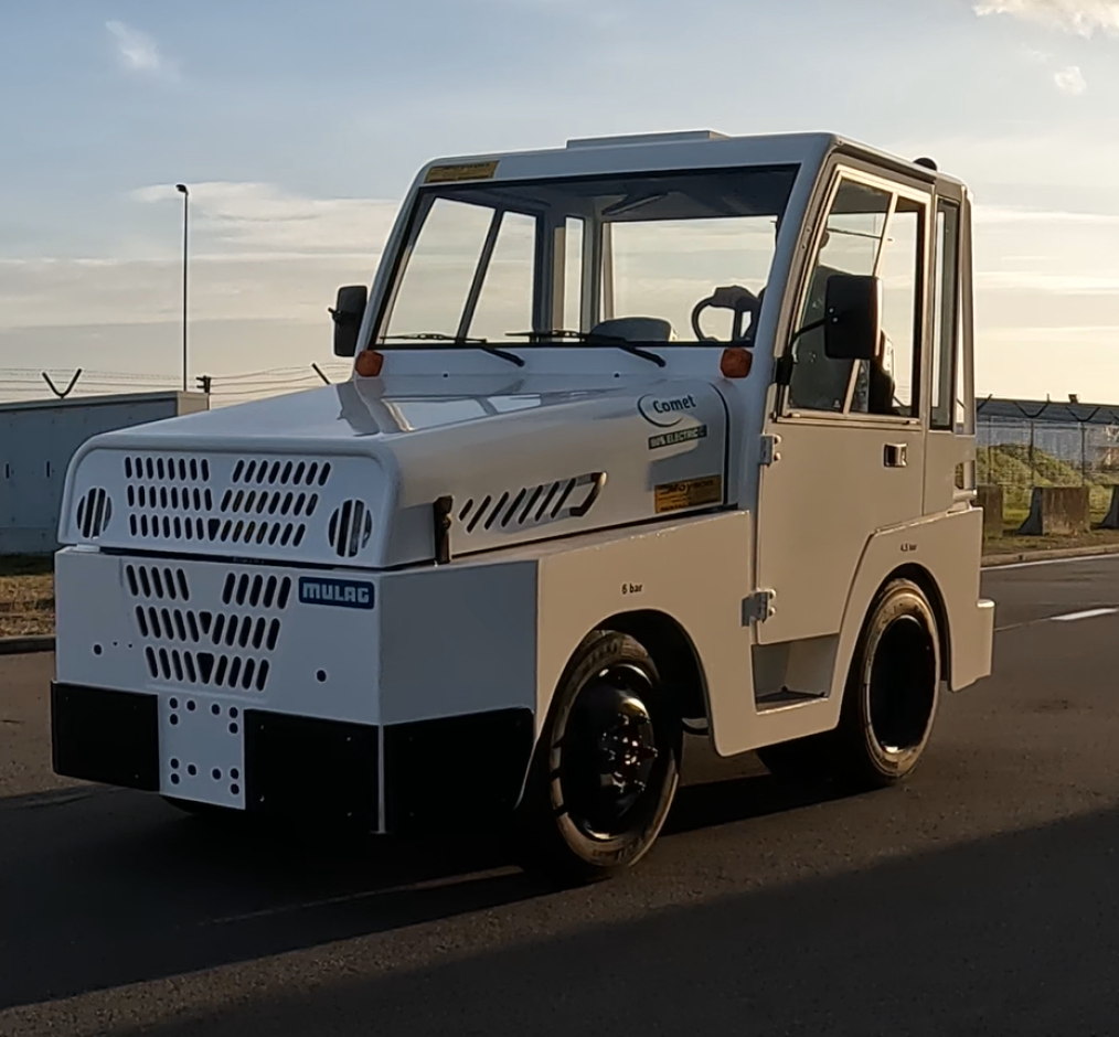 Electrified cargo tow tractor COMET 6e - Mertens Electrification & Control Systems | M-ECS